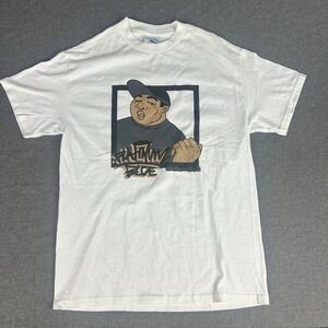 Vintage Y2K Shirt Size Medium White Fubu Fat Albert Graphic‎ Tennessee River